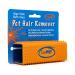 CarPET Carpet Pet Hair Remover For Your Home & Car Interior Carpet Sofa Clothes & Upholstery - Works With All Animals - Instantly Lifts Gathers & Removes All Pet Hair (Orange)