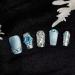 Temperament nail art pure hand-made short wearing a fairy princess nail art flash diamond sapphire.(XS) - Buy Online on GoSupps.com