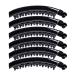 RC Roche 6-Pack Vintage Black Banana Hair Clips - Thick Teeth Holders for Medium Hair - Buy Online on GoSupps.com