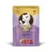 KITTY Cat Paté Duck, 6 x 85 g, Wet Cat Food, Grain-Free, with Taurine, Salmon Oil and Green-Lipped Mussel, Complete Food with High Meat Content, Made in Germany