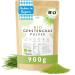 Gerstengrass powder bio 900g advantage pack from German cultivation organic quality from Bavaria barley grass powder vegan laboratory testing biological cultivation
