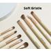 12-Piece Eyeshadow Brush Set - Soft Synthetic Fiber Makeup Brushes for Concealer Eyeliner & Eyebrows - Perfect for Flawless Eye Looks - International Shipping Available - Buy Online on GoSupps.com