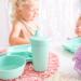 Re Play 4pk 10 oz. No Spill Sippy Cups in Sky Blue, Aqua, Navy Blue, Teal - BPA Free - Made in USA from Recycled Milk Jugs - Eco Friendly - True Blue - Buy Online on GoSupps.com