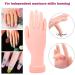 Professional Acrylic Nail Practice Hand with 12 Colors Kit - Mannequin Training Hand for Nail Art with Powder & Liquid Set - Buy Online on GoSupps.com