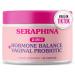 Seraphina Vaginal Probiotics 2-in-1 for Women + Hormone Balance - 90 Capsules Complete Feminine Care PMS & Urinary Tract Health Prebiotic Blend 10 Billion CFU 6 Strains (90 Count (Pack of 1)) 30 Count (Pack of 1)