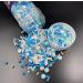 Sprinkles Blue Silver White edible pearls 120g/ 4.2oz mix Cake sprinkles for cake decorating Jimmies Cupcake Manvscakes Traditional Christmas Metallic Confetti Thanksgiving Autumn Holiday - Buy Online on GoSupps.com