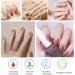 Clear Nail Polish - 2 in 1 Nail Varnish Quick Dry Top Coat & Base Coat Nail Polish Glossy Finish & Long Lasting Nail Coat Non-Toxic Water Based Natural Nail Varnish 01 ClearTopCoat - Buy Online on GoSupps.com