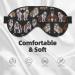 English Bulldogs Print Unisex Sleeping Eye Mask | Soft Comfortable Light-Blocking | Perfect for Travel & Relaxation - Buy Online on GoSupps.com