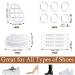 Heel Grips & Pads for Big Shoes - 4 Pairs Clear Inserts | Comfort for Men & Women - Buy Online on GoSupps.com