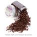 Hoyols Strong Hair Elastic Rubber Bands 1000 Pack - Brown Ponytail Polyband for Women & Girls | Reusable & No Damage Hair Ties - Buy Online on GoSupps.com