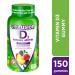Vitafusion Sleepwell Plus Adult Vitamin Gummies 10mg Melatonin Per Daily Dose & D3 Adult Vitamin Gummies 1000 IU Vitamin D3 Daily Dose Supports Bones & Teeth* 150 Count - Buy Online on GoSupps.com