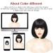 JSDshine 10 Inch Black Bob Wig with Bangs - Short Straight Natural Looking Wig for Women, Perfect for Daily & Party Use - Buy Online on GoSupps.com