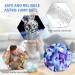 Astro Jump Ball Set - 4 Moon Bouncy Balls for Kids | Space Theme 7cm High Jump Rubber Balls | Perfect Gift for Children - Buy Online on GoSupps.com