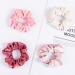 Whaline 12Pcs Blush Theme Velvet Hair Scrunchies for Women - Pink Elastic Hair Bands for Women & Teenage Girls - Buy Online on GoSupps.com