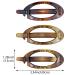 6 Pcs French Oval Hair Barrette Clips - Strong Hold Grip Hair Accessories for Women & Girls - Buy Online on GoSupps.com