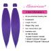 Purple Pre-Stretched Braiding Hair 26 Inch, Pack of 8 - Professional Easy Hot Water Setting Synthetic Fiber Braiding Hair - Buy Online on GoSupps.com