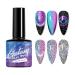 Cat Eye Gel Nail Polish Reflective Cat Eye Gel Polish Glitter Magnetic Gel Nail Polish Manicure Soak Off UV/LED Sparkling Reflective Glitter Cat Eye Gel Nail Polish Manicure DIY at Home