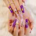SILPECWEE 100pcs Halloween Nail Charms - 3D Flat Back Metal Pumpkin Skull & Cross Nail Studs | Perfect for Nail Art & Acrylic Nails - Retro Halloween Decoration - Buy Online on GoSupps.com