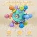 QXNDXQ Baby Teether Ball | Soft Silicone Dental Aid & Montessori Bitering Toy for Babies 0-12 Months - International Shipping Available - Buy Online on GoSupps.com