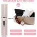 Buy Cordless Hair Straightener - 2 in 1 Curler & Straightener | Portable USB Wireless Hair Iron for Women - Pink - Buy Online on GoSupps.com