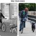 iFCOW Dog Bike Leash - Hands-Free Bicycle Training Leash for Jogging & Walking | Silver Perfect for Cycling - Buy Online on GoSupps.com