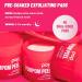 POMPOM Peel - 40 Exfoliating Peel Pads for Renewing Purifying & Brightening Skin | Pomegranate Witch Hazel Glycolic Acid | Uncomplicated Skincare - Buy Online on GoSupps.com