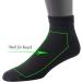 Yomandamor Men's 5-Pack Coolmax Diabetic Ankle Socks - Seamless Toe, Size 10-13, Black - Buy Online on GoSupps.com