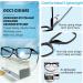 OCCI CHIARI Blue Light Blocking Reading Glasses for Men - A-Black 4.0x Computer Readers - Buy Online on GoSupps.com