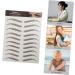 VINTORKY 9 Sheets Waterproof Eyebrow Stickers Artificial Eyebrows for Women 6d Hair-like Eyebrows Stickers 3d - Buy Online on GoSupps.com