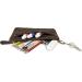 Moonster Leather Pencil Case Beautifully Handcrafted Zippered Pouch That s Made To Last - Elegant Practical Pencil Cases for Adults & Students - Unique 8" x 4" Design with Side Pocket & Keyring Dark Brown - Buy Online on GoSupps.com