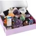 17PCS SmartYeen Healing Crystals Set - Chakra Stones Kit with Amethyst, Lava Bracelet, and Selenite for Yoga and Meditation - Buy Online on GoSupps.com