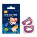 Sleep Mouth Tape 30 Pcs Mouth Shape Anti-Suffocation Design Mouth Tape Stretchable Mouth Sleep Aid Help Nose Breathing Gently Reducing Mouth Breathing Pink (65mm*45mm)