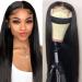 LONG YAO Lace Front Wigs Human Hair Straight 4x4 Lace Closure Wigs Human Hair Wigs for Black Women Human Hair Pre Plucked with Baby Hair Brazilian Straight Lace Front Wigs Human Hair 9A Natural Black (16 Inch, Straight 4x4…