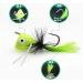 Pepo Fly Fishing Poppers - Topwater Lures for Bass, Crappie, Bluegill, Trout, Salmon - 10pcs - Buy Online on GoSupps.com