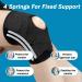 Nellhomy Professional Knee Brace with Patella Gel Pads - XL Black Support for Meniscus Tear & Knee Pain Relief - Buy Online on GoSupps.com