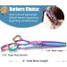 6 Inch Rainbow Double Sided Thinning Shears for Men, Women, Kids - Professional Barber Haircut Scissor for Blending and Texturizing - Buy Online on GoSupps.com