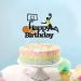 Basketball Cake Attachment - Happy Birthday Shield & Player Decorations for Sports-Themed Parties - Buy Online on GoSupps.com