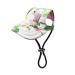 YAODHAOD Dog Baseball Cap Adjustable Dog Outdoor Sport Sun Protection Baseball Hat Pet Casual Cap Visor Sunbonnet with Ear Holes Summer Travel Sport Hat Outfit (Flowers M) Floral M (Pack of 1)