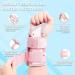 Breathable Carpal Tunnel Wrist Brace for Men & Women - Night Support with Adjustable Straps - Ideal for Tendonitis & Arthritis - Pink, S/M - Buy Online on GoSupps.com
