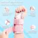 Buy Upgraded Carpal Tunnel Wrist Brace - Left Hand Pink S/M | Comfortable Hand Splint for Arthritis Tendonitis & Sprains - Perfect Fit for Men & Women - Buy Online on GoSupps.com