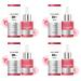 Nuvilo Brightening Face Serum with Tranexamic Acid & Hyaluronic Acid - Lightweight Moisturizing Formula for Smooth and Radiant Skin - Daily Moisturizing Care (4 Pcs)