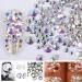 Milisten Nails Decoration AB Nail Art Rhinestones Glass Nail Crystal Flatback Beads Charms Gems Stones For Makeup Clothes Shoes Phone Shell Decor 2.4mm Nail Decoration - Buy Online on GoSupps.com