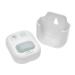 TFA Dostmann 38.2046.02 Wash and Toothbrush Timer for Hygienic Cleaning of Hands/Teeth Suitable for Children and Adults No Drilling Required White L 57 (63) x B 29 (33) x H 71 (72) mm