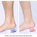Siismi Gel Insoles for Heel Support | 3 Pairs Achilles Tendon Relief Pads for Plantar Fasciitis (Women) - International Shipping - Buy Online on GoSupps.com