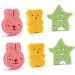 MERRYHAPY 6pcs Bath Sponge Set | Body Loofah & Animal Bathing Sponge | Ideal for Kids & Adults | Perfect for Showers & Cleaning - Buy Online on GoSupps.com