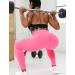 KIWI RATA Women's High Waist Scrunch Butt Yoga Pants - Rose, XL | Tummy Control Sport Leggings - Buy Online on GoSupps.com