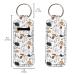 Cartoon Cats Keychain Chapstick Holder Pouch for Women and Girls - Lipstick Chapstick Balm Gloss Storage - Buy Online on GoSupps.com