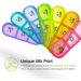 AUVON Weekly Pill Organizer 3-Times-A-Day | Portable 7 Day Pill Box Case | Large Separate Compartments for Medication, Vitamins, Fish Oil | Clear - Buy Online on GoSupps.com