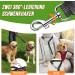 Slowton Adjustable Double Leash for 2 Dogs | 360 Rotatable Reflective Design for Medium to Large Dogs (9kg+) | Durable No-Splinter Dog Linen - Black - Buy Online on GoSupps.com