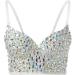 Shop Sexy Sequins Glitter Crop Tops - Push Up Bh & Festive Tank Tops for Women | Streetwear & Party Styles XS - Buy Online on GoSupps.com